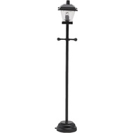 Lampu Jalan Miniatur Abaodam untuk Rumah Anak Patung 1:12, Lampu Jalan Mini Berkuasa Bateri, Tiang L