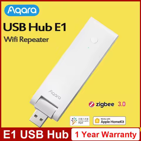 100% Original Aqara E1 Hub Gateway Zigbee 3.0 Repeater Remote Control Home Work Mijia Apple HomeKit 