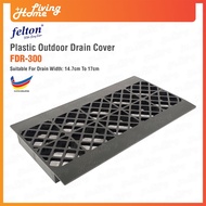 Plastic Drain Cover Penutup Longkang Plastik Drain Width 14.7cm To 17cm Felton Drain Cover FDR300
