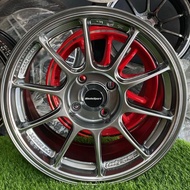 WedSport TC105X 15 Inch 7JJ 4Hx100MM ET35 Hyper Black