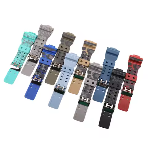 Men's Resin Watch Strap accessories compatible with Casio G-shock GD GA110 120 140 150 GAX GLS100 wa