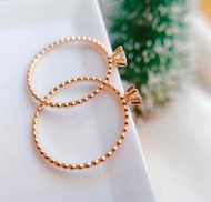 18k 白k金/黃k金 5分 經典六爪鑽石戒指 750 單鑽戒指