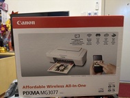 Canon PIXMA MG3077 無線多功能相片打印機 白色