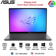 Asus ROG Zephyrus G16 GU605C-WQR163W 16"2.5K 240Hz Gaming Laptop CU9-285H 32GB 2TB SSD RTX5080 16GB 