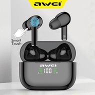 Awei TWS Bluetooth Earphone Wireless Earpiece With LED Battery Display Built-in Microphone