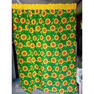 Sunflower Curtain Sheer Design 70 x 58 inches