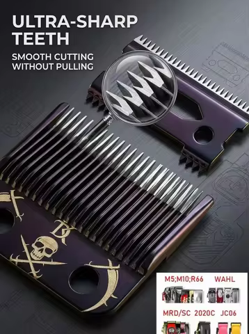 DK Echo CRUNCH Blades Common Professional Hair Clipper For VGR Gamma JUCAI Madeshow MRD SC WHAL JRL 