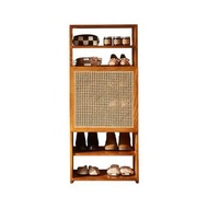 全國包送裝玄關分層藤編鞋架設計師款鞋收納櫃多功能儲物櫃收納櫃