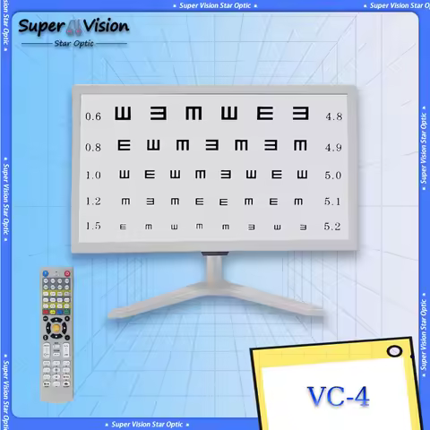 Optical Eye Test Chart Digital 19.5 Inch Eye Vision Ophthalmic LCD Optical Tester Monitor with 44+ V