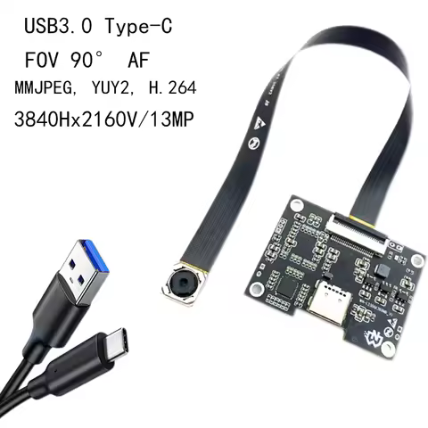 Autofocus 4208*3120 13MP 4K USB3.0 IMX258 CMOS Sensor H.264 Type-C Camera module UVC plug and play F