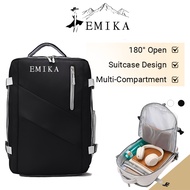 180° Wide Open Travel Backpack Bag Expandable Backpack Bag Business Travel Bag Large Capacity Luggag