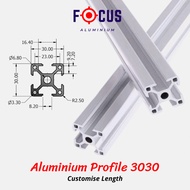 3030 ALUMINIUM PROFILE 3030 30x30 [ CUSTOMIZE LENGTH ]