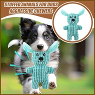 Squeaky Toys for Dogs Cute Stuffed Squeaky Dog Toys Teeth Cleaning Stimulation Puppy Chewers for Enr