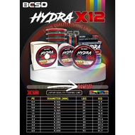 PE. BESD HYDRA X12 (Color MULTICOLOR) 300m Braided Line X12