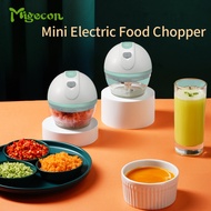 Migecon 150ml Mini Electric Food Chopper Garlic Chopper Blender For Meats Vegetable Fruits Nuts Onions Baby Food Milk Shake Mincer Multi-Function Mixer