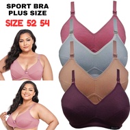 SPORT BRA EXTRA BH PLUS BIG SIZE 50 52 54 CUP D BESAR SUPER JUMBO PREMIUM