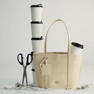 chuuchop(C8454) The Classy bag กระเป๋าถือหนังกลับ ทรง Tote bag