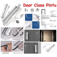 Door Close Automatic Door Cover adjustable Hinge universal stainless steel