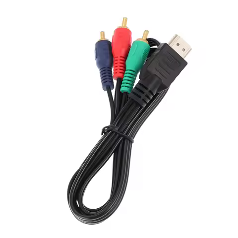 Brand new 1m HDMI-compatible To 3 RCA Cable AV Audio Video Adapter Convert Cable To HDTV TV DVD 1080