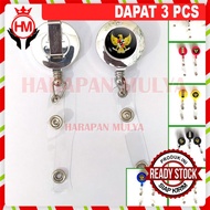 ID Card Yoyo Garuda Pancasila Gantungan ID Card Holder Logo Garuda Background Hitam - Harapan Mulya 
