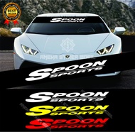 Stiker Spoon Sport Sticker Kaca Mobil Model Spoon Sport