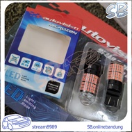 MERAH Led Autovision T20 Stop Lamp Double Led Red Red T20 12v Double