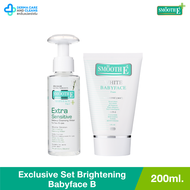 Smooth E Exclusive Set Brightening Babyface ชุดคู่คลีนซิ่งและโฟมล้างหน้าเพื่อผิวกระจ่างใส ไร้สิว