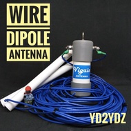 antena wire dipole antenna hf balun vigain bentang band 80m 40m 20m 11m 10m monoband orari rapi