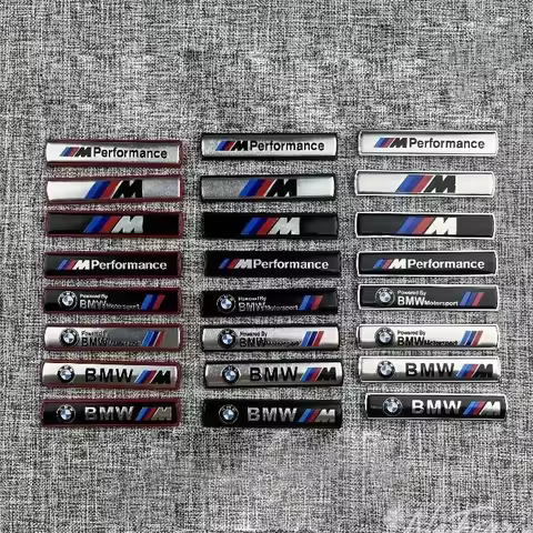 Motorsport Metal Car Sticker Aluminum Emblem Grill Badge For BMW M E46 E90 E60 F30 G20 X1 X2 X3 X4 X
