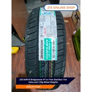 265/60R18 Bridgestone HT w/ Free Stainless Tire Valve and 120g Wheel Weights