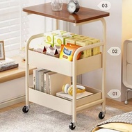 3-Tier Trolley Cart-With Wheels Mobile Side Table Coffee Table Storage Rack Organizer Kitchen/Home