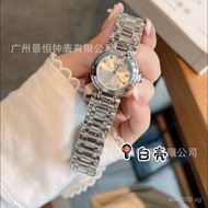 Dai Series Round Dial Quartz Watch New Heart Moon Watch High-end Feel Women's Watch Pink Blue Temper