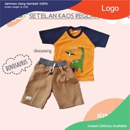 BOYS' SUITS size XS Age 1 2 3 Years reglan t-shirt and chinos pants