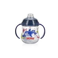 Nuby Tritan Spout Black Shark - Botol Minum Anak