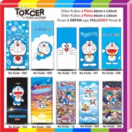 Doraemon 1-door And 2-door Refrigerator Stickers