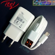 Charger Itel s23 plus Usb Type C Fastcharging 18Watt Guaranteed Original Official Itel