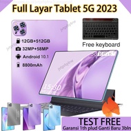【COD】tablet PC PRO 11 Asli Baru tablet murah 12GB+ 512GB Android Tablet PC 10.1 Inch Layar Penuh Lay