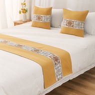 Pelari Katil Selendang Hujung Katil Mewah Ringkas Moden Gaya Cina Baharu Hotel Rumah Tamu Hotel Mode