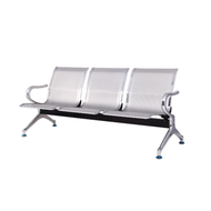 Fortem Fitness-SMITH เก้าอี้แถว 3ที่นั่ง รุ่น CQ-3363 สีเงิน สินค้าคุณภาพดี