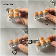 GAOXI75BK Fidget Keychain, DIY Keyboard Keys Button Finger Keyboard Cap, Clicker Sound Relief Stress