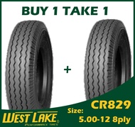 Westlake 5.00-12 8ply CR829 Bias Tire BUY 1 TAKE 1 (with Free Tube)