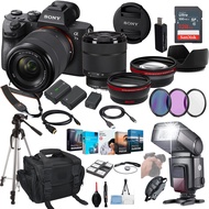 Sony a7 III Mirrorless Camera with 28-70mm Lens Bundle - ILCE7M3K/B + Prime Accessory Package Includ