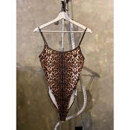 YLS LEOPARD SLINSUIT TOP