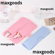 MAXGOODS1 Hair Curling Wand Cover, Mat Storage Hair Straightener Storage Bag, Soft Silicone Heat Resistant Pouch Hairdressing Curling Iron Insulation Mat