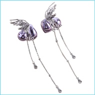 RUN 2Pcs Butterfly Earphone Clip Open Ear Decorative Clip Earbuds Earphone Accessories Removeable Ea