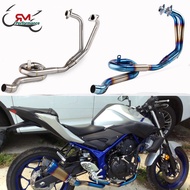 Motorcycle Exhaust Pipe High Performance R3 MT25 Exhaust System For YAMAHA MT-03 MT-25 Bend Pipe