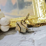 黃鐵礦原礦項鍊 黃銅手作