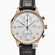 【大眾名錶】IWC萬國 IW371480 大葡萄牙 2013/01 18K玫瑰金 白色數字面盤 原廠錶帶錶扣 錶徑41mm 自動上鍊 大眾名錶G279
