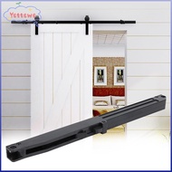 YVETTPH Sliding Barn Door Damper, Adjustable Durable Barn Door Buffer, Smooth Black Door Slide Dampe