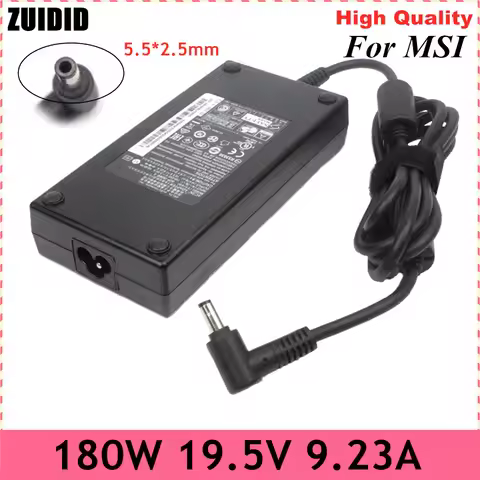 Original 180W 19.5V 9.23A 5.5*2.5MM AC Charger Laptop Adapter for MSI GS63 GS65 GS66 GS73VR GF65 GS4